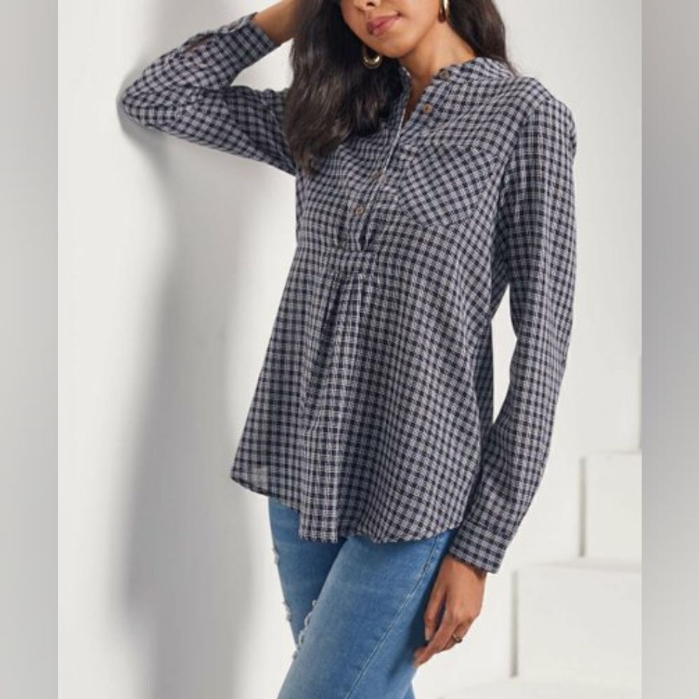 Suzanne Betro Weekend Long-Sleeve Top sz 1x